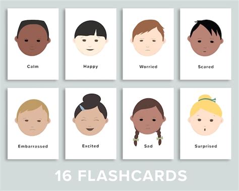 black face card|emotions pictures printable.
